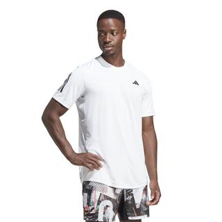 adidas  Club 3-Streifen Tennis T-Shirt weiss 