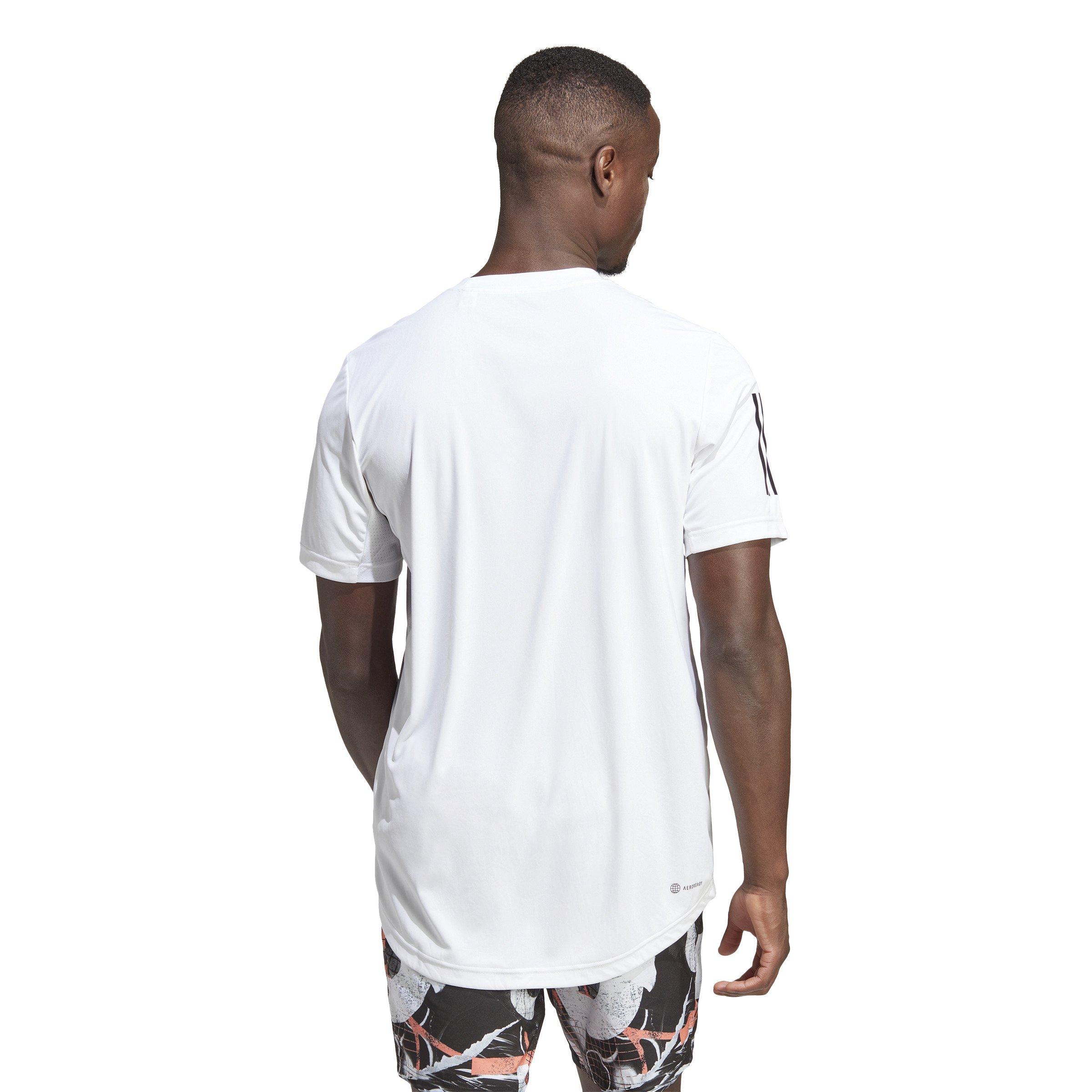 adidas  T-shirt de tennis Club 3 bandes blanc 