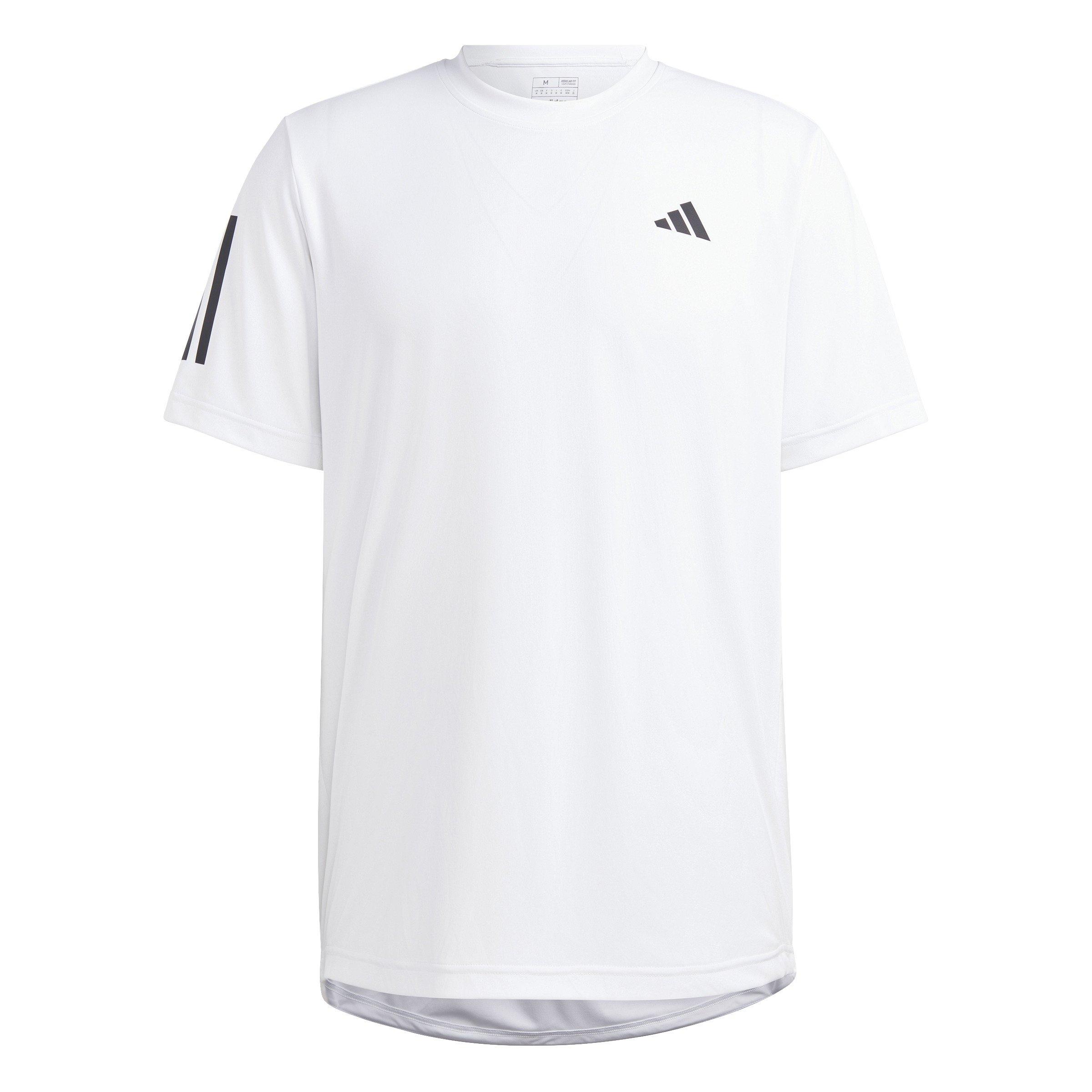 adidas  Club 3-Streifen Tennis T-Shirt weiss 