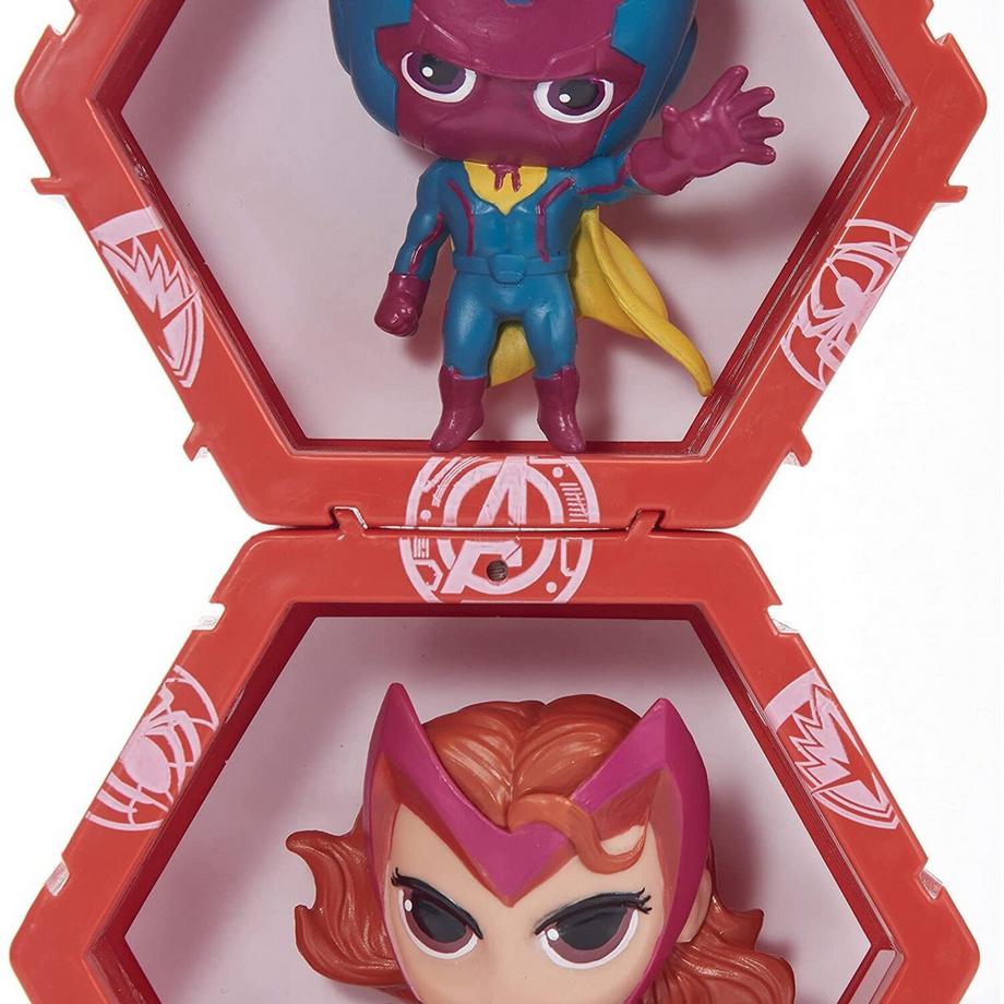 Wow Stuff - Wow Pods  WOW ! POD Marvel Vision + Scarlet led figures set 