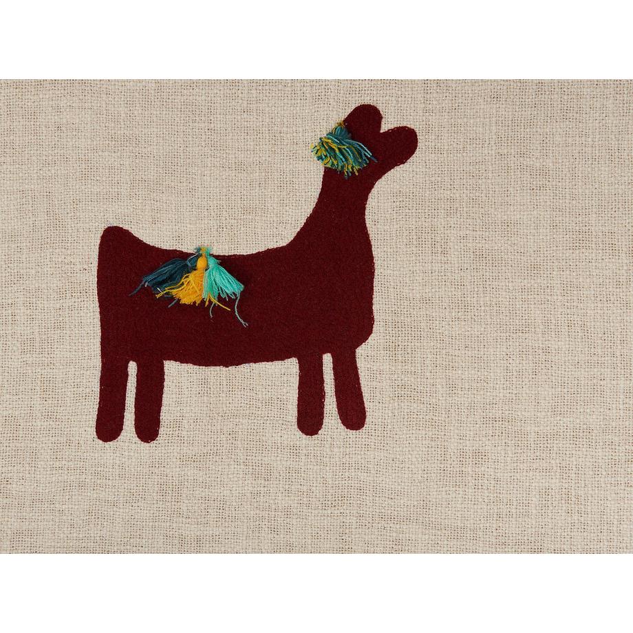 Beliani Boho Deoghar Coperta in Cotone  