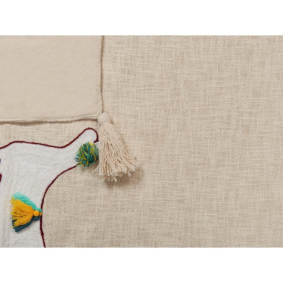 Beliani Boho Deoghar Coperta in Cotone  