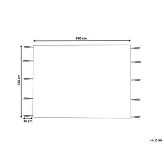 Beliani Boho Deoghar Couverture en Coton  