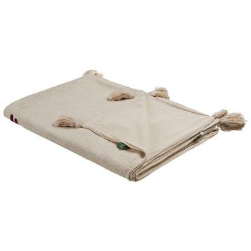 Kuscheldecke aus Baumwolle Boho DEOGHAR