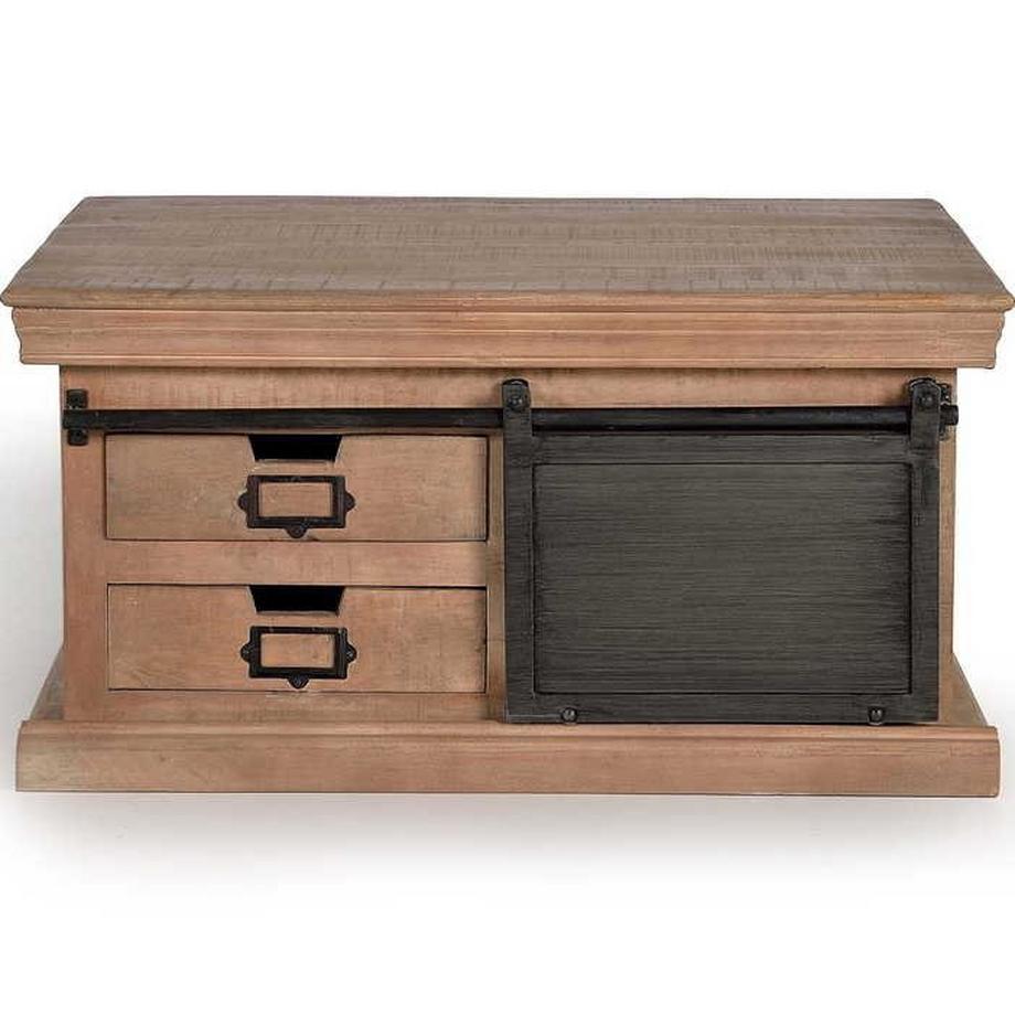 mutoni Tavolino Industrial Mango 90x90  