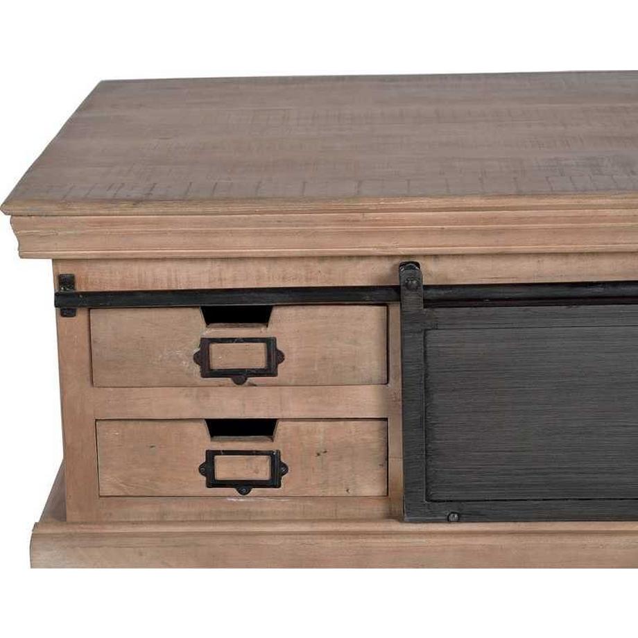 mutoni Tavolino Industrial Mango 90x90  