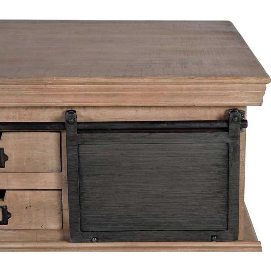 mutoni Tavolino Industrial Mango 90x90  