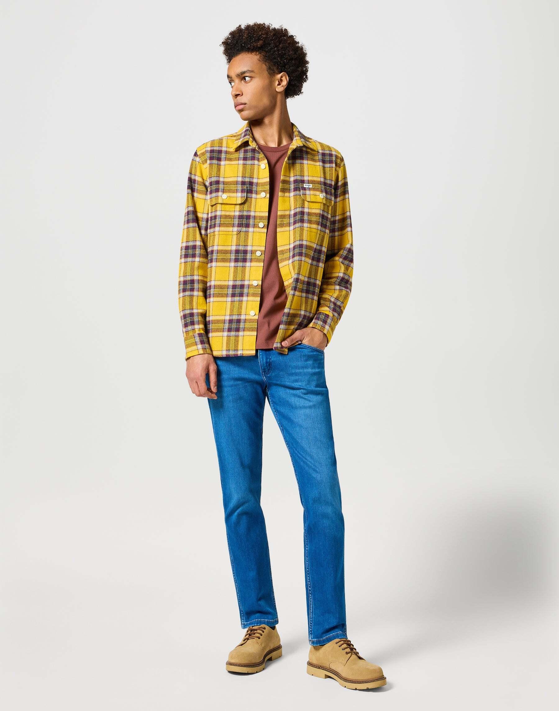 Wrangler Camicia Two Pocket Maniche Lunghe  