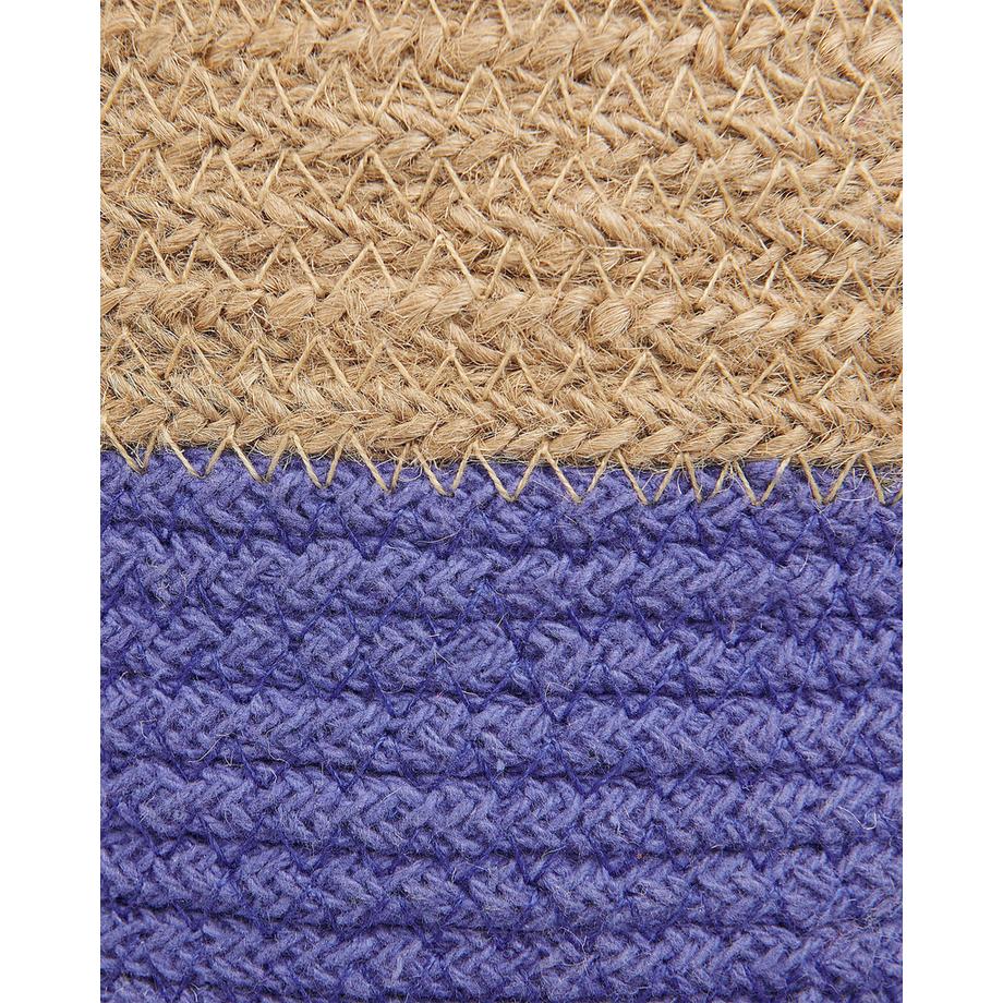 Beliani Set di 2 cestini en Iuta Boho BULANIK  