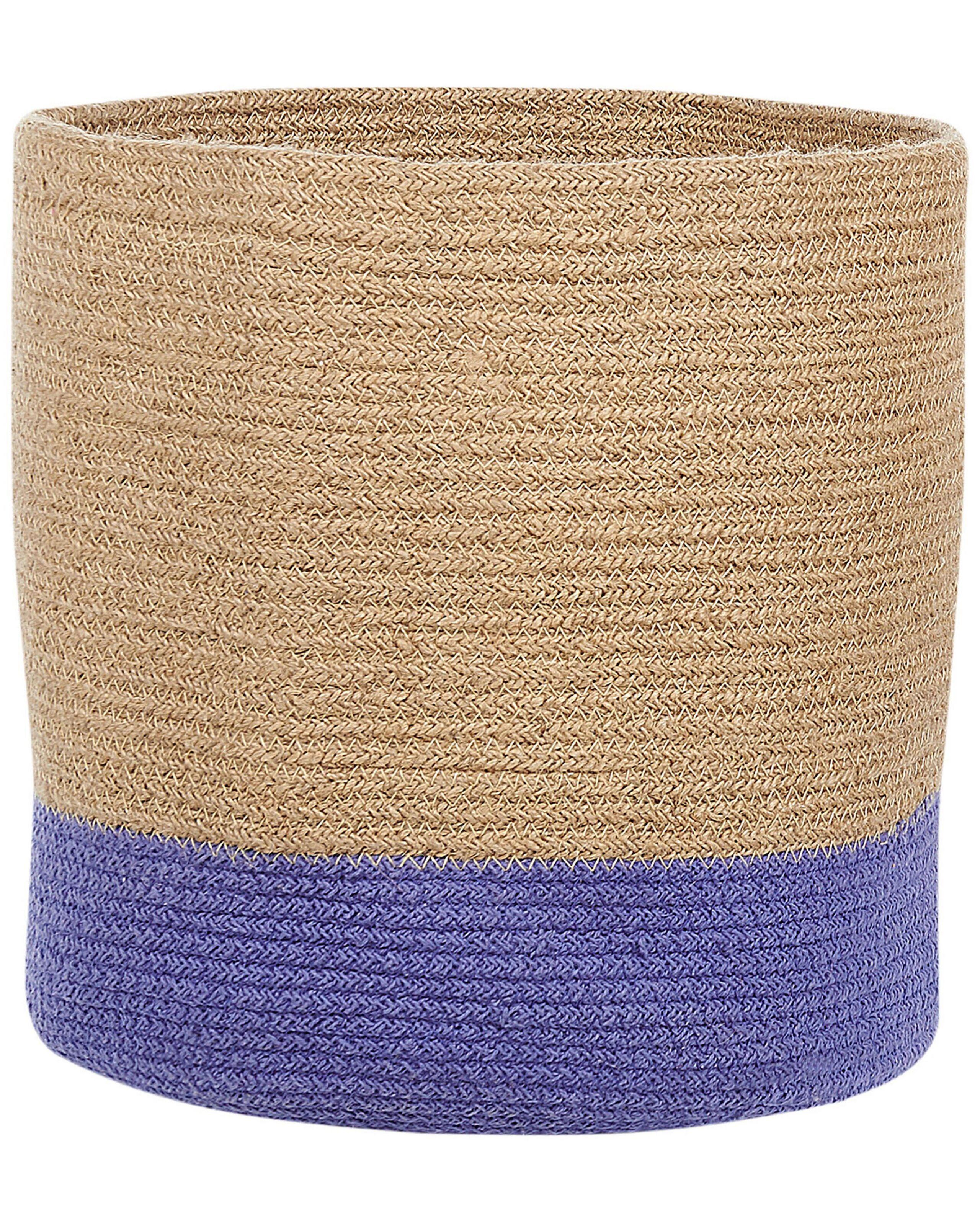 Beliani Set di 2 cestini en Iuta Boho BULANIK  