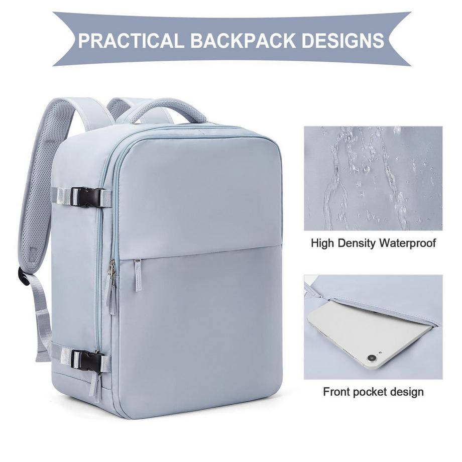 Only-bags.store Wasserdichter Reiserucksack Handgepäck mit Laptopfach  