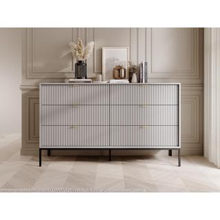 PASCAL MORABITO Kommode mit 6 Schubladen - Grau - LIOUBA von Pascal Morabito  