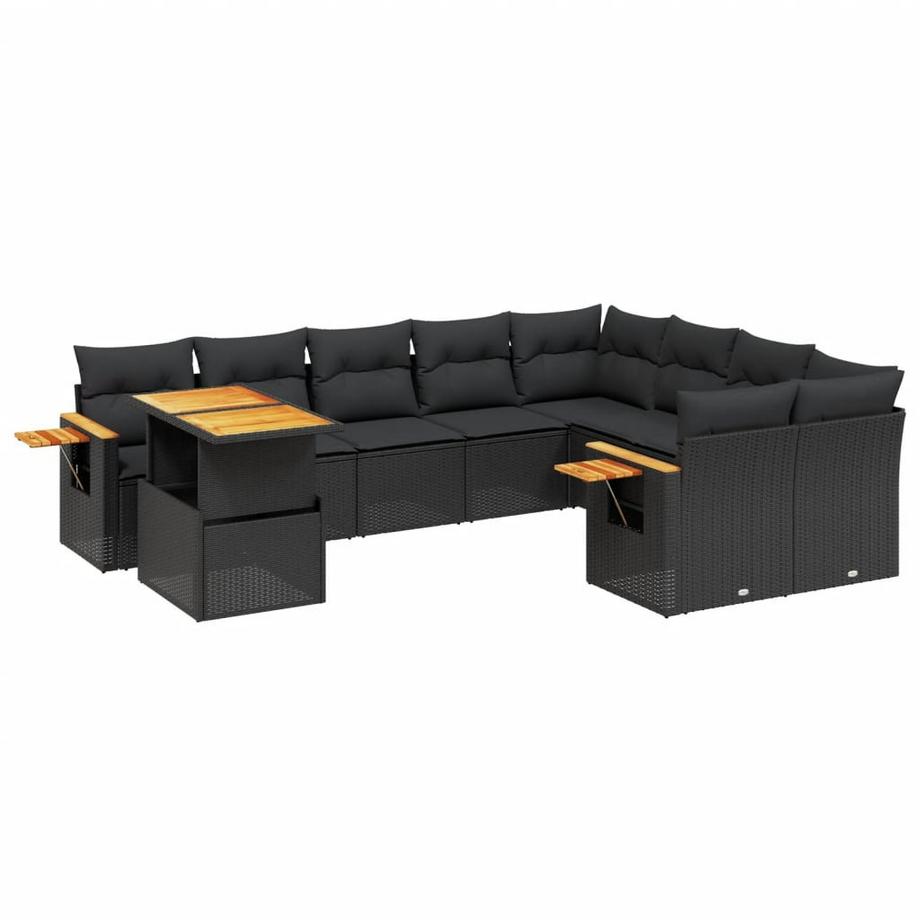 set divano da giardino Polirattan