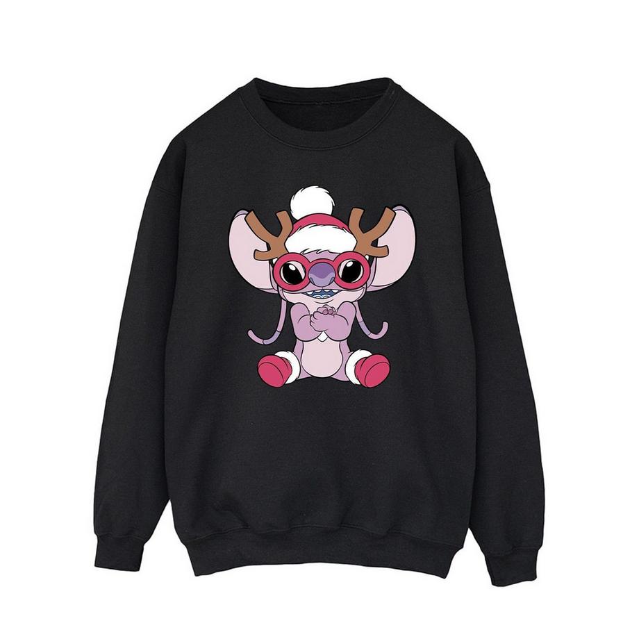 Disney Stitch Weihnachts Rentier Sweatshirt  