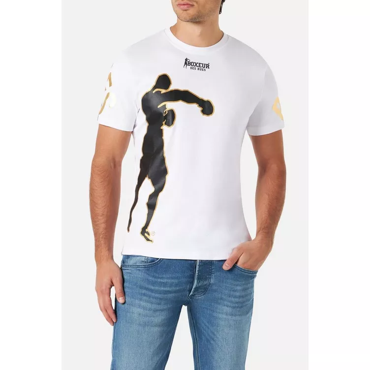 BOXEUR DES RUES T-Shirts T-Shirt With Lettering Printonline kaufen MANOR