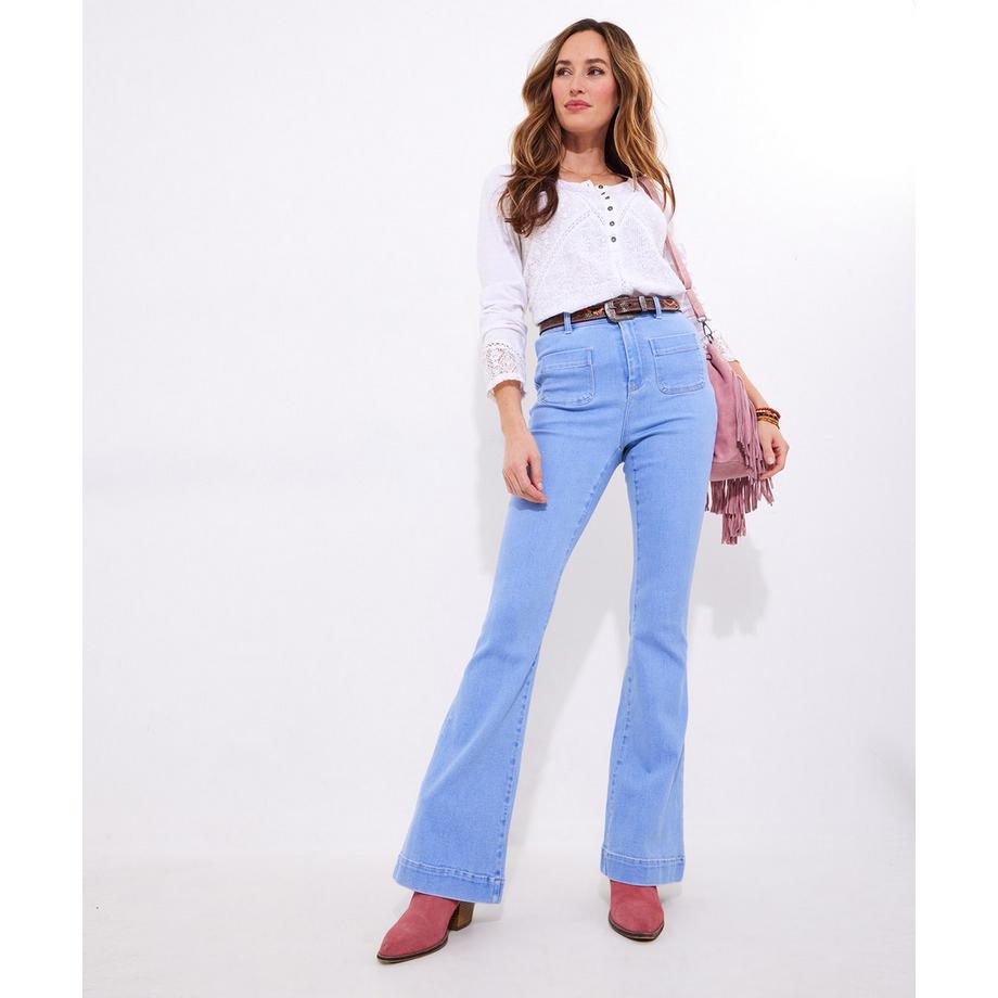 Joe Browns Jeans a Gamba Larga con Tasche Applicate  