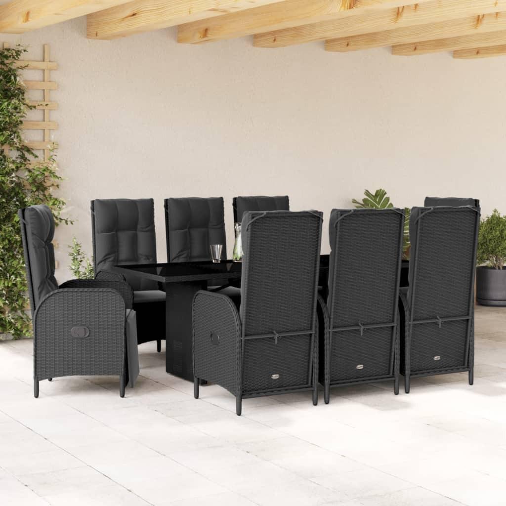 VidaXL set da pranzo da giardino Polirattan  