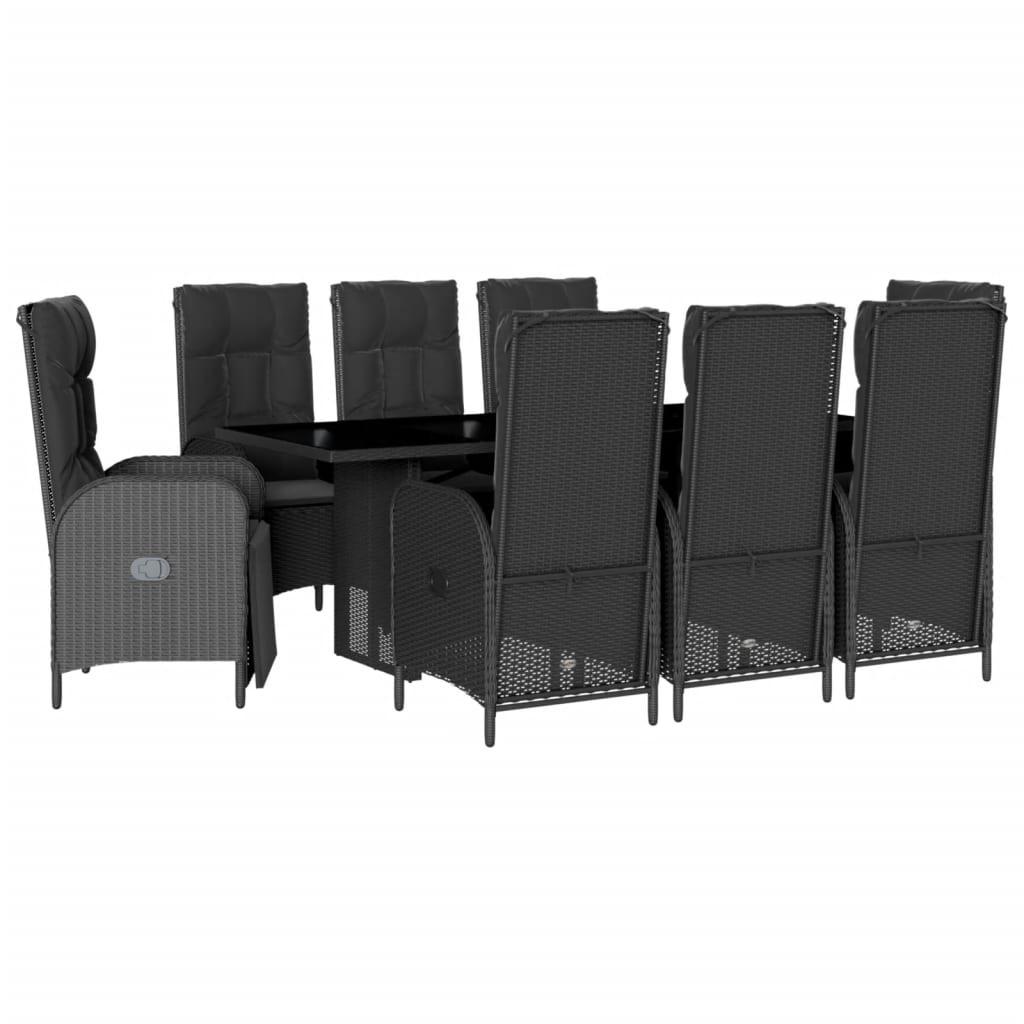 VidaXL set da pranzo da giardino Polirattan  