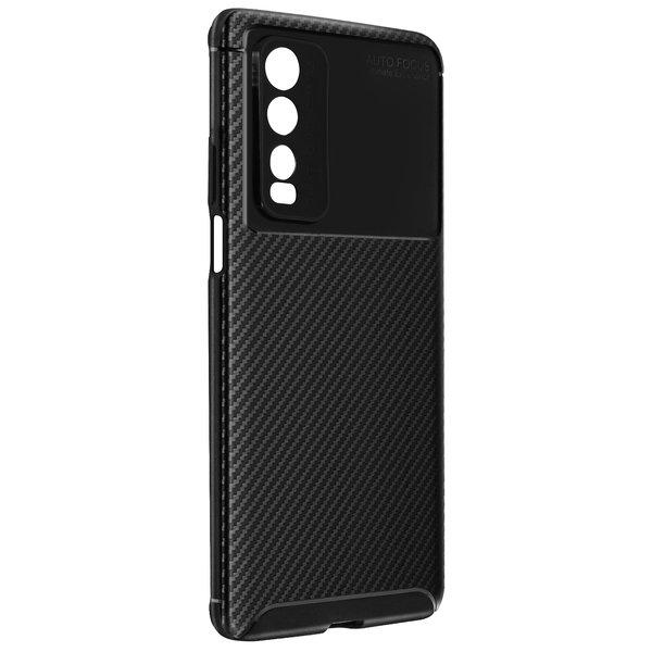 Avizar  Cover silicone carbonio Vivo Y20s 