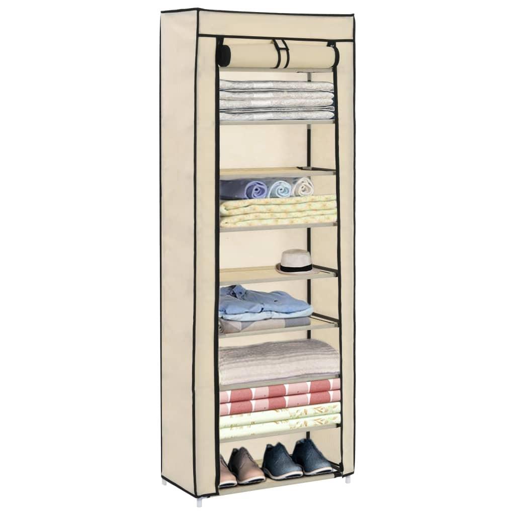 VidaXL Armoire à chaussures tissu  