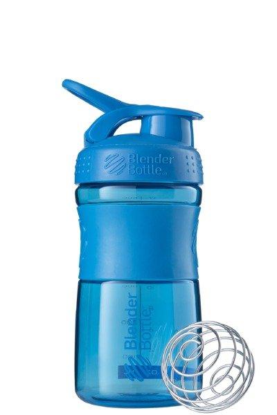 Blender Bottle  20oz / 590ml BlenderBottle SportMixer Flip, Cyan 