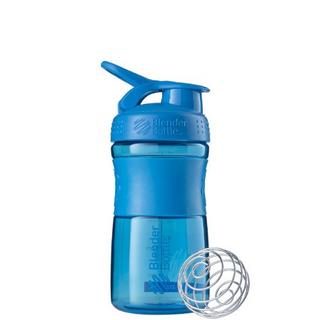 Blender Bottle  20oz / 590ml BlenderBottle SportMixer Flip, Cyan 