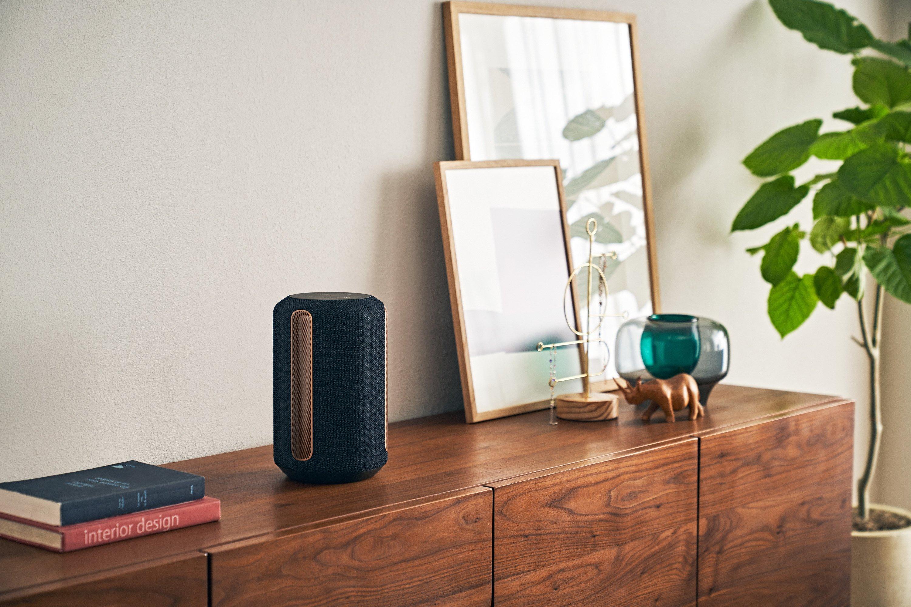 SONY  Sony SRS-RA3000 - Home Speaker wireless con Immersive Audio Enhancement, 360 Reality Audio e riproduzione multi-room, compatibile con Google Assistant e Amazon Alexa (Nero) 