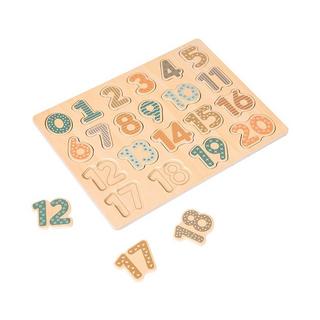 Spielba Holzspielwaren  Puzzle Zahlen (21Teile) 