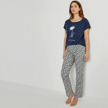 Pyjama mit Blumenprint