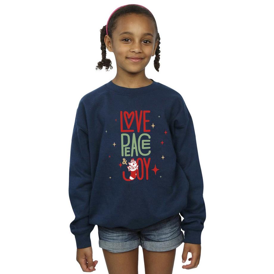 Disney  Sweat THE ARISTOCATS LOVE PEACE JOY 