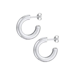 Elli  Ohrringe Creolen Stecker Basic Klassik 925 Silber 