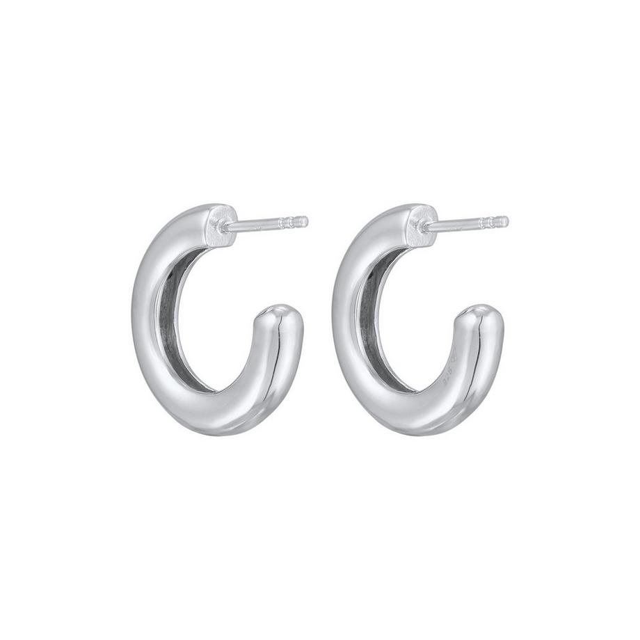 Elli  Boucles d'Oreilles Creolen Stecker Basic Klassik 925 Silber 