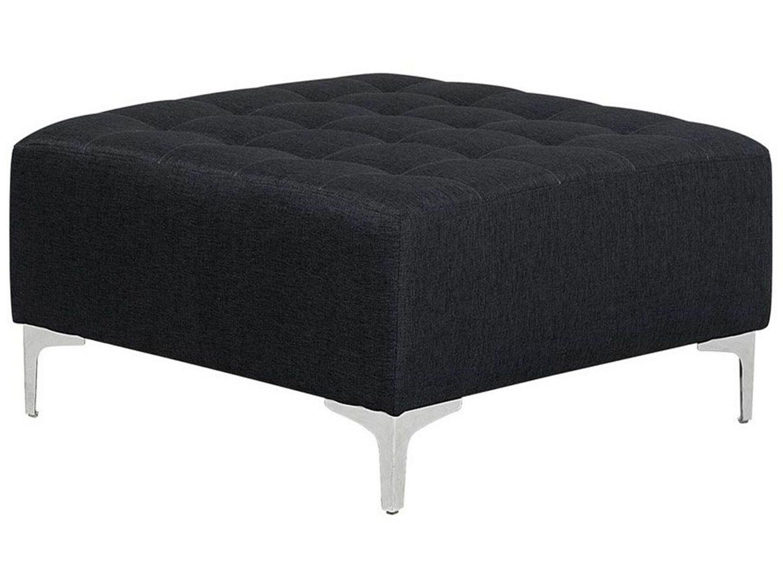 Beliani Ecksofa mit Ottomane aus Polyester Modern ABERDEEN  