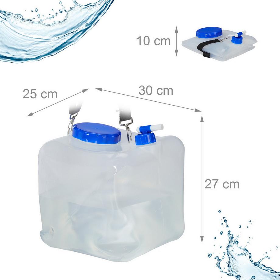 B2X  2 récipients à eau pliables 