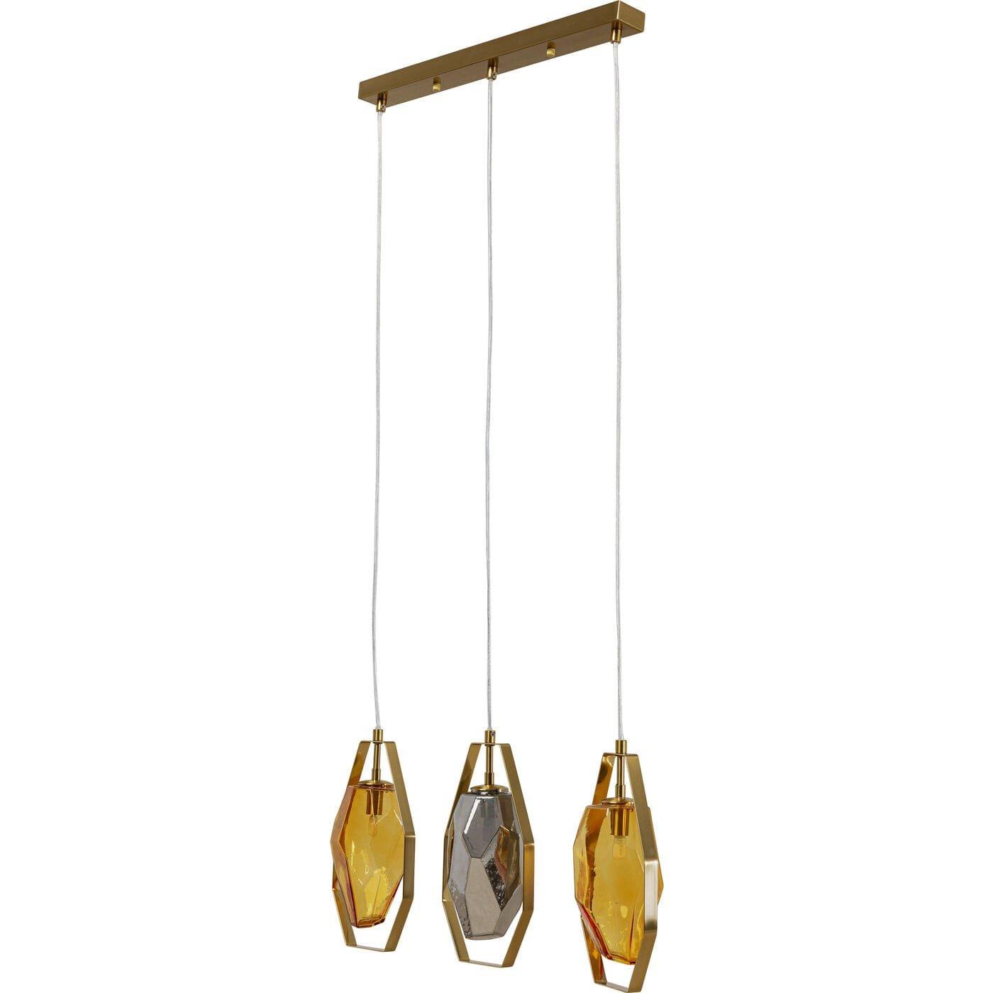 KARE Design Hängeleuchte Diamond Fever Dining brass  