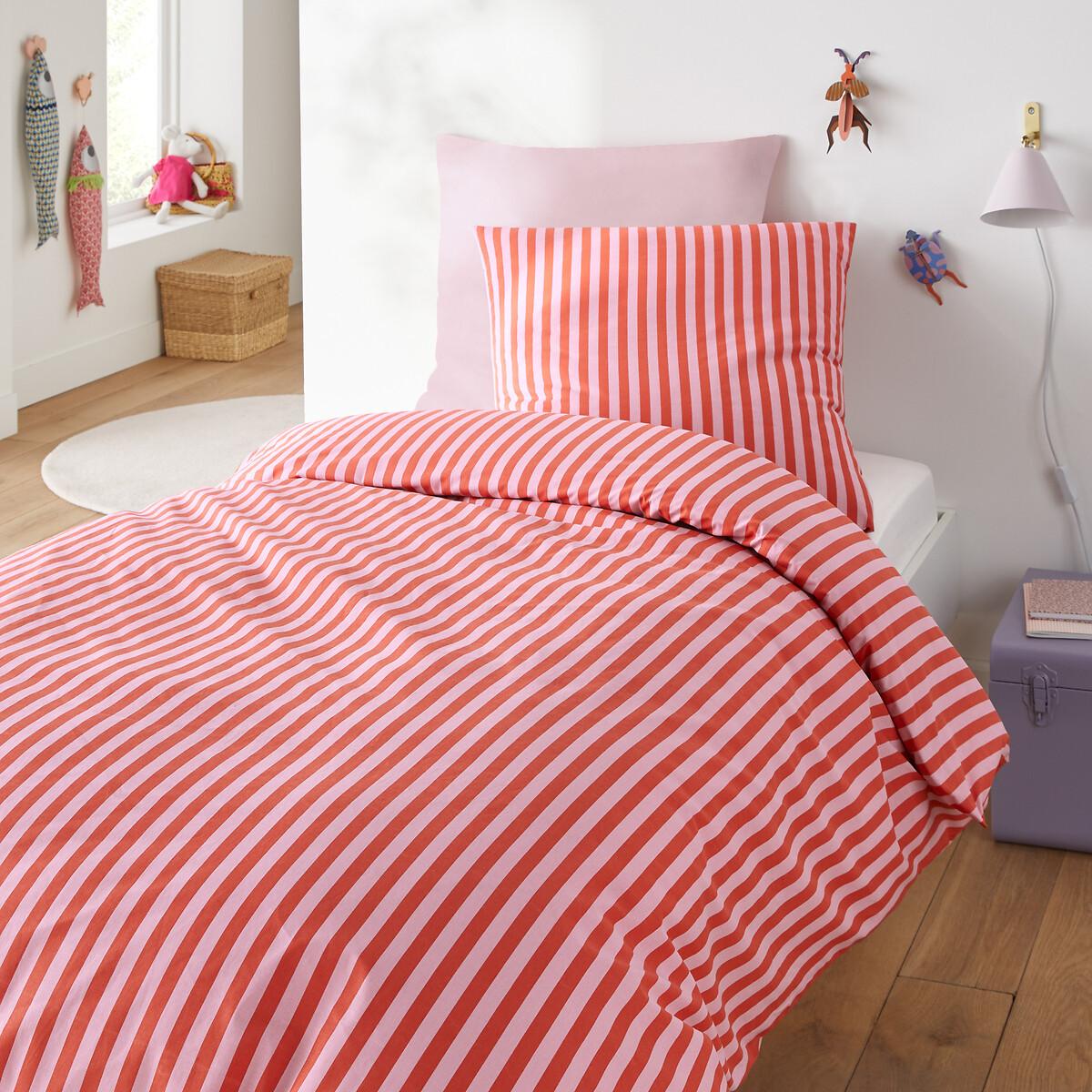 La Redoute Intérieurs Gestreifte Bettwäsche 50% Recycelte Baumwolle  