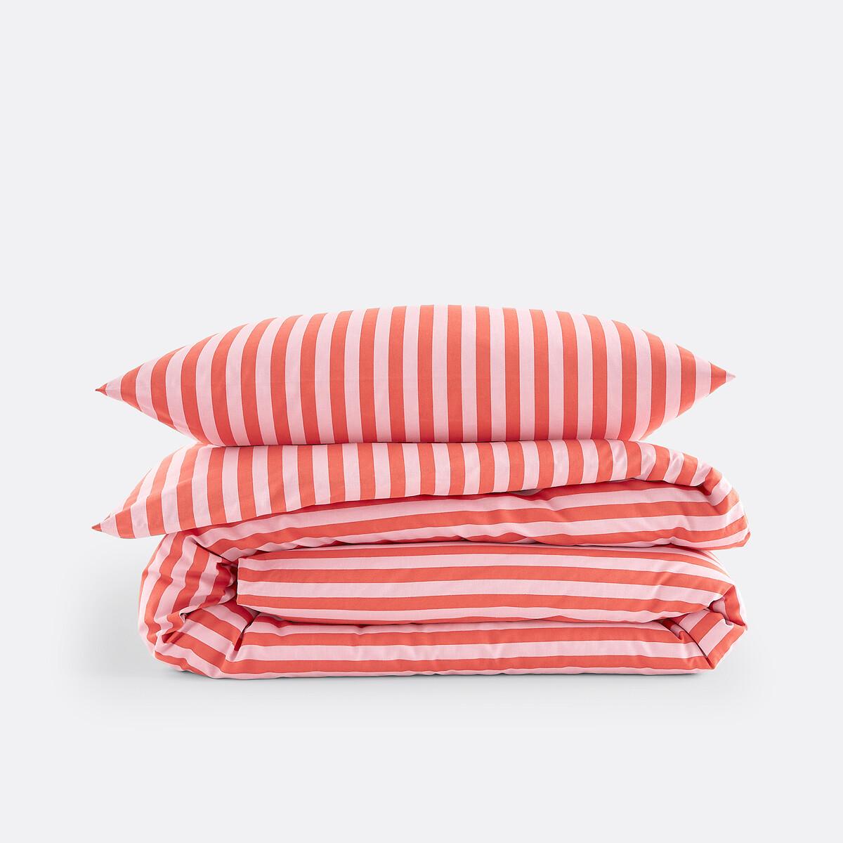 La Redoute Intérieurs Gestreifte Bettwäsche 50% Recycelte Baumwolle  