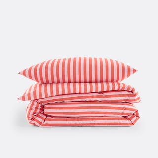 La Redoute Intérieurs Gestreifte Bettwäsche 50% Recycelte Baumwolle  