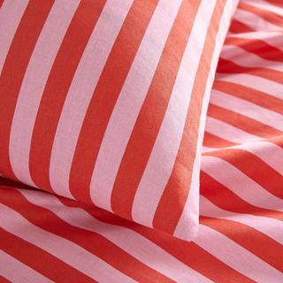 La Redoute Intérieurs Gestreifte Bettwäsche 50% Recycelte Baumwolle  