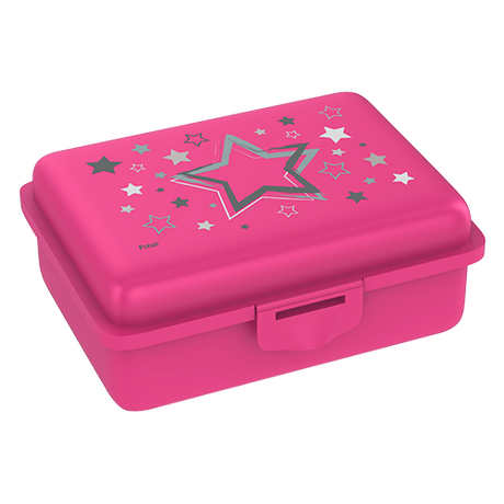 fizzy Fizzii Lunchbox mit Trennfach pink, Sterne  