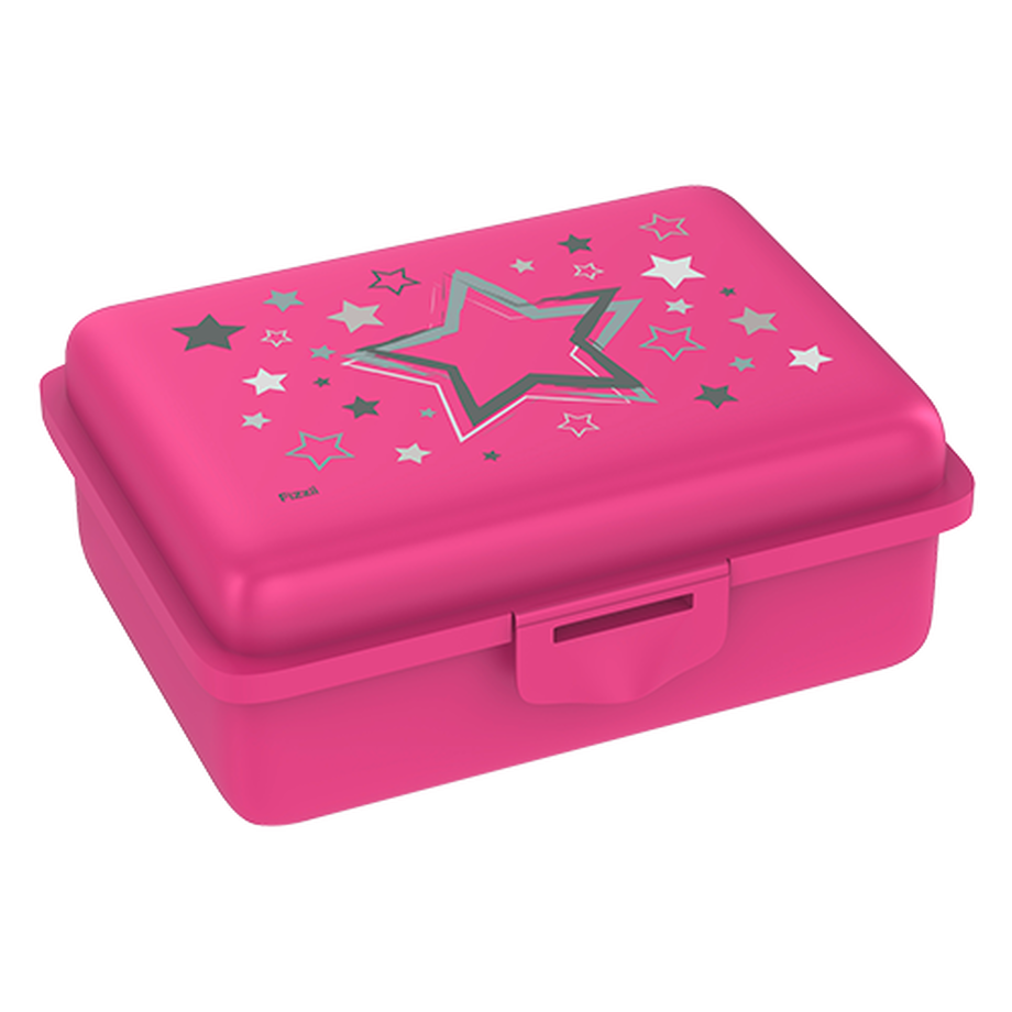 Fizzii Lunchbox mit Trennfach pink, Sterne