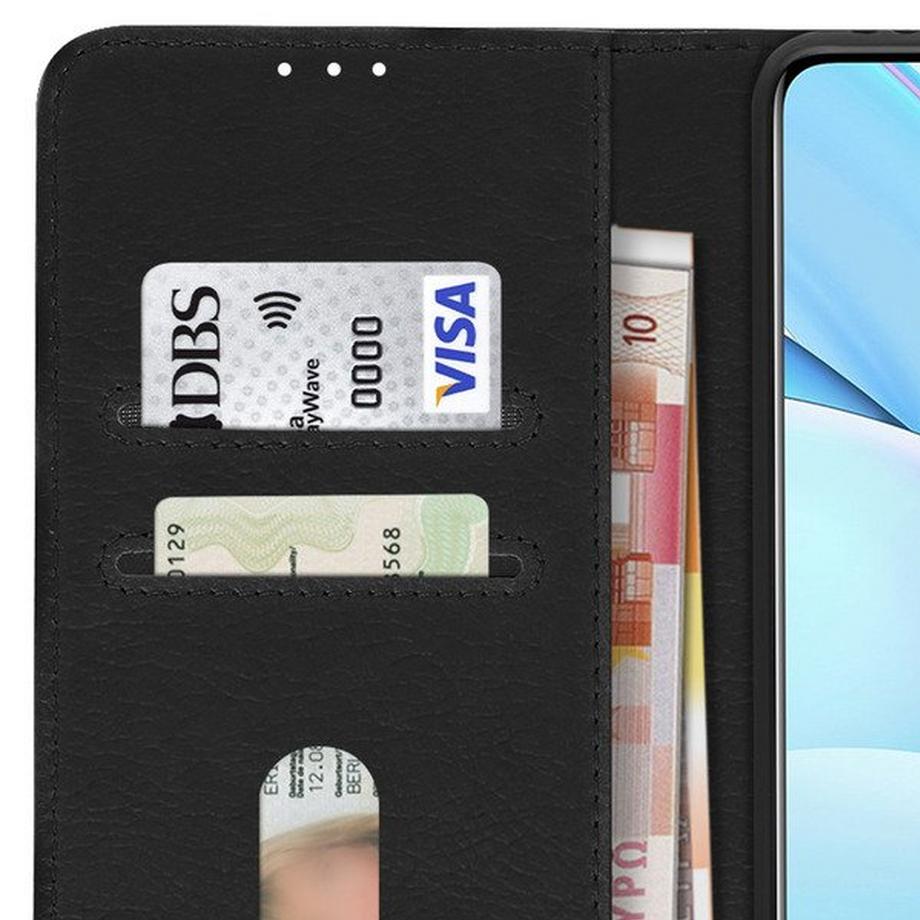 Avizar  Klapphülle Xiaomi Mi 10T Lite Schwarz 