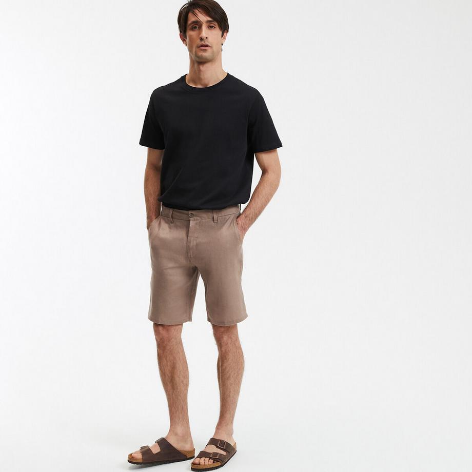 La Redoute Collections Bermuda Leinen Shorts  