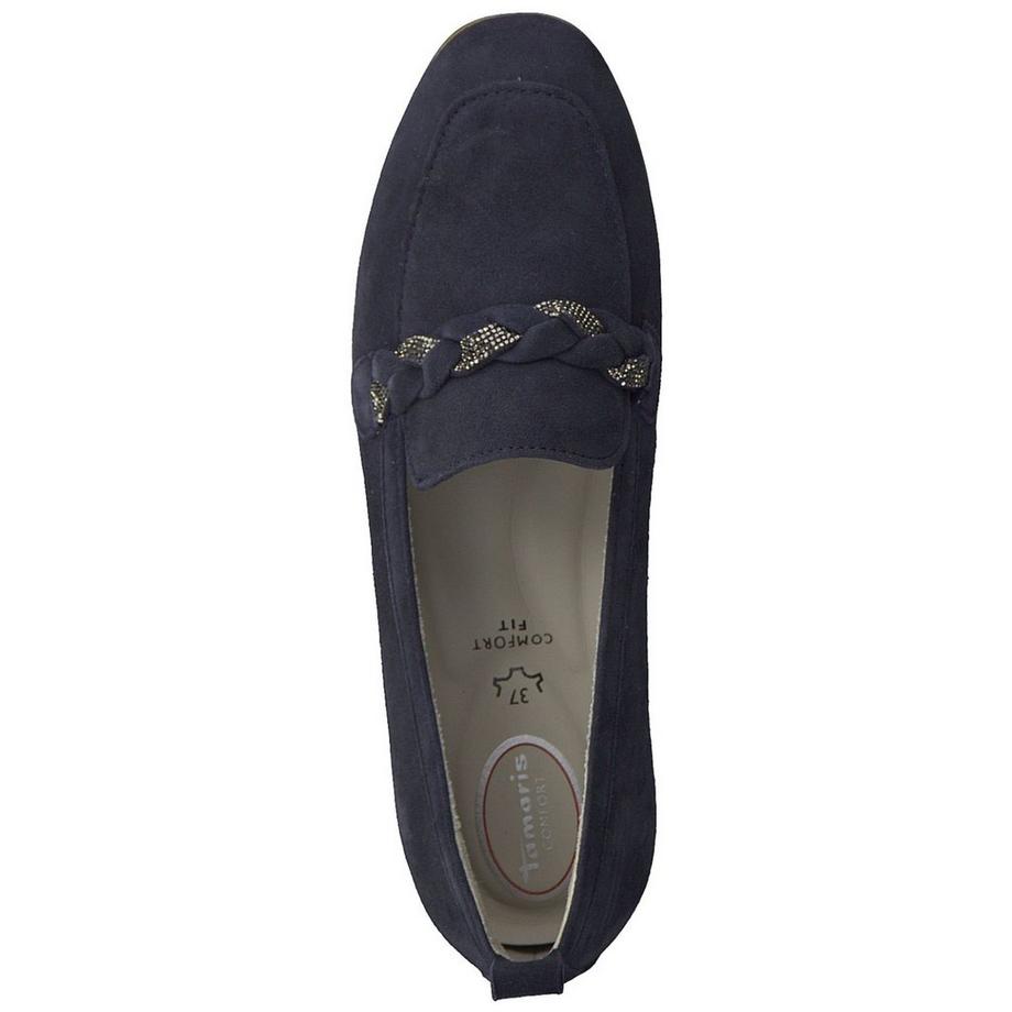Tamaris Slipper con treccia decorativa  