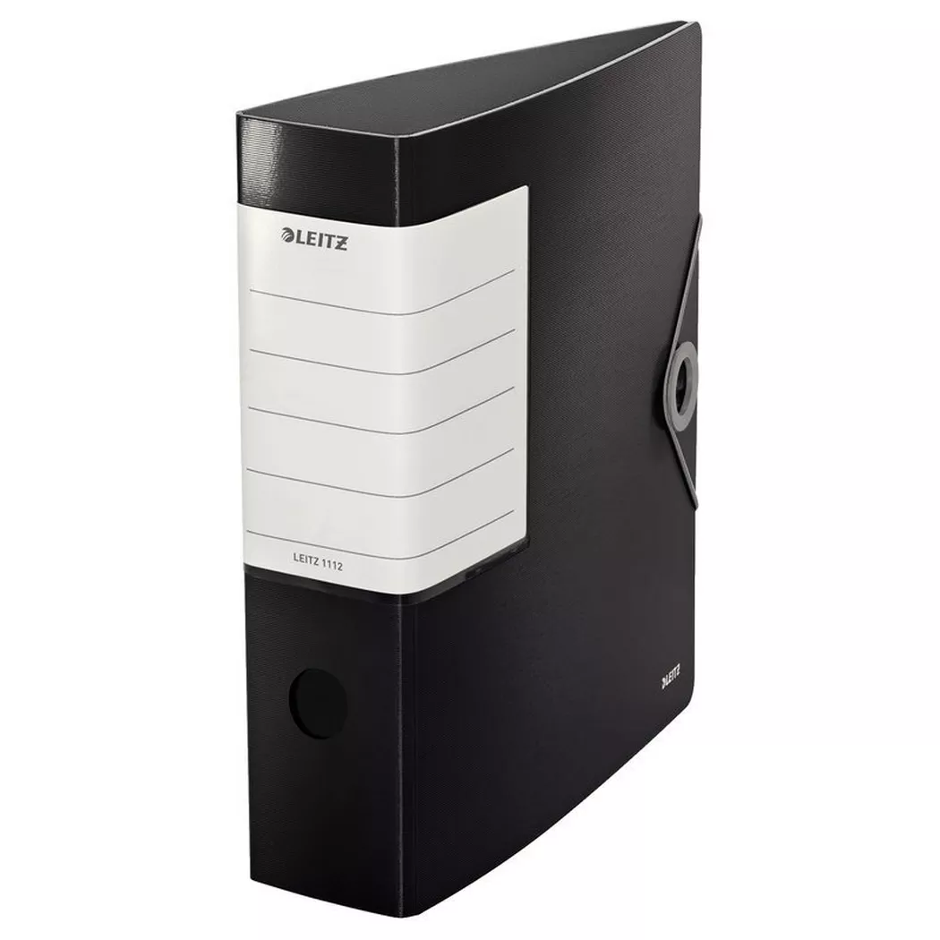 Leitz – Qualitäts-Ordner 180° 8,2cm, Solid A4, 21cm, Schwarz