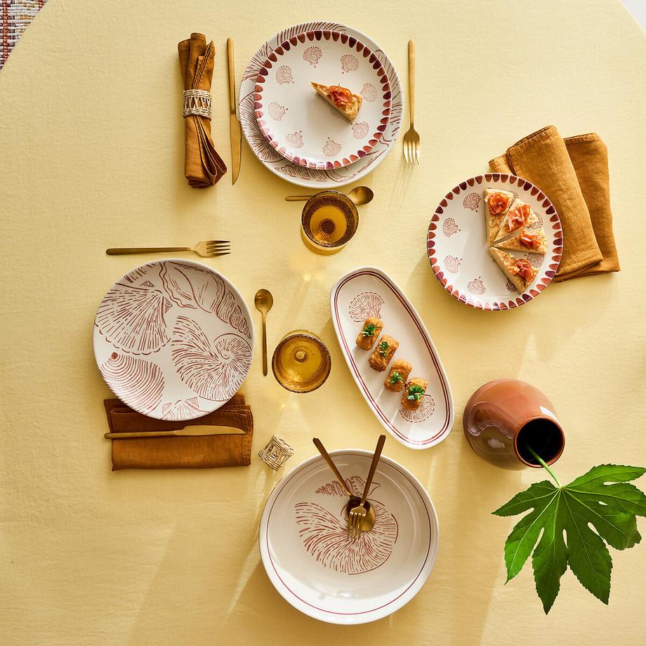La Redoute Intérieurs Set aus 3 Aperitifschalen aus emailliertem Steinzeug  