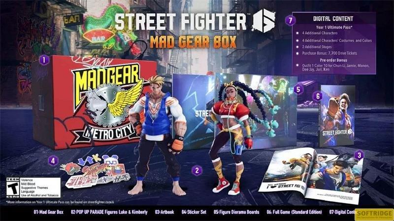 CAPCOM  Street Fighter 6 - Mad Gear Box Collector's Edition 