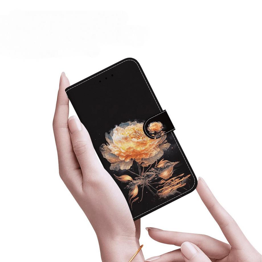 Cover-Discount  iPhone 17e / 16e - Tasche Hülle mit Blüten Motiv 