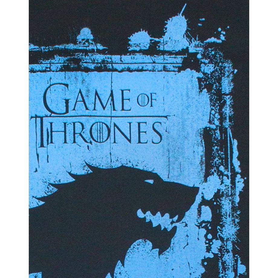 Game of Thrones Game of Thrones Direwolf Stark T-Shirt Vestibilità Regolare  