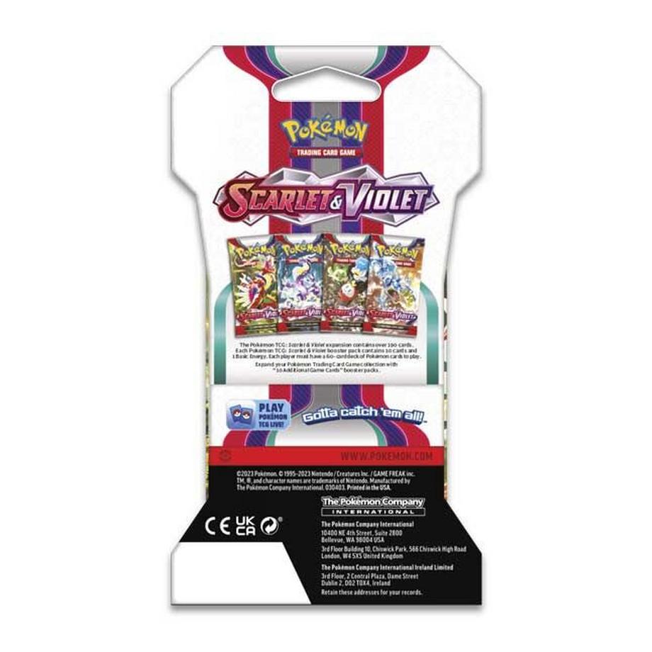 Pokemon  TCG: Scarlet & Violet Sleeved Booster Pack (10 Cards) - EN 